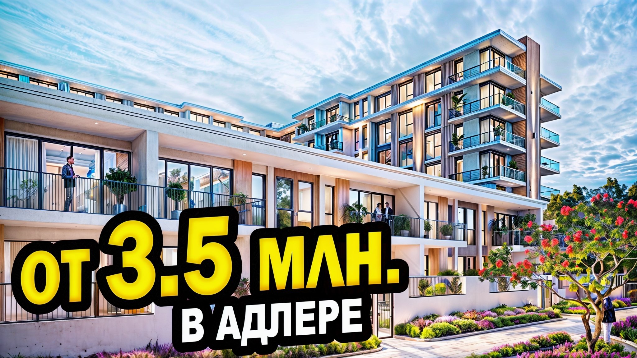 От 3.5 млн. недвижимость в Адлере.