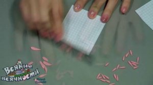 Васильки из мастики