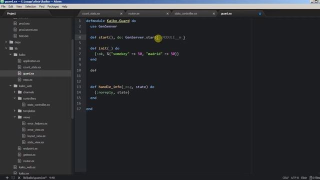 Framework Phoenix - 08/3c REST statistic/data api, GenServer смотреть онлайн