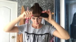 Прическа за 2 минуты\ Как сделать гульку\ Запорожская Анна