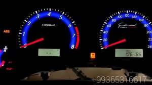 Тюнинг приборной панели Toyota Corolla 2008-2013 Tuning of dashboard