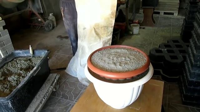 Бетонный вазон | Своими руками | Без вибростола