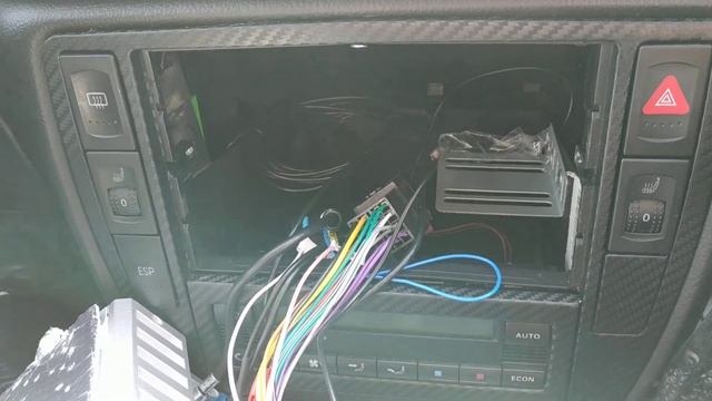 Установка 2 DIN магнитолы в авто Volkswagen Passat B5 FL смотреть онлайн