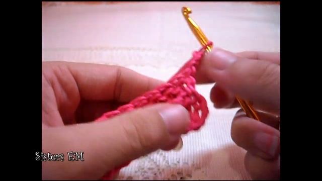 Учимся вязать крючком. Урок № 15 "Рельефные столбики с наикдом"