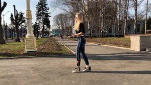 Кизомба соло на ВДНХ. Александра Сирото
