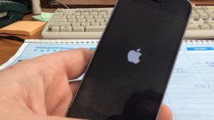 Iphone 5s синий экран