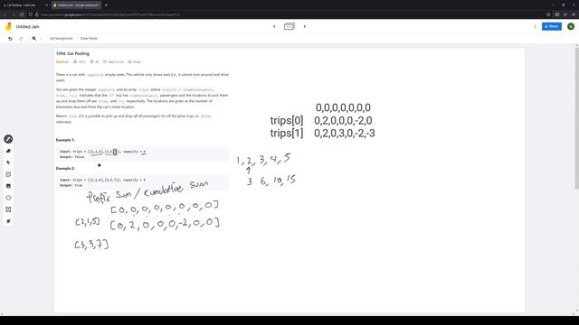 LeetCode 1094. Car Pooling Explained Prefix Sum смотреть онлайн