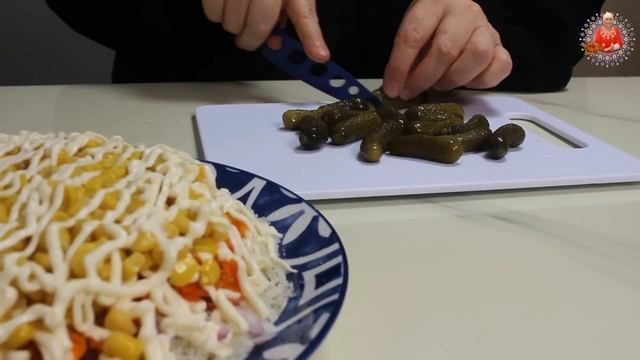 ЗИМНИЙ САЛАТ на Праздничный стол ❤️Из простых ингредиентов?Очень вкусный