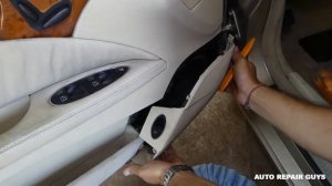 MERCEDES W211 DOOR SPEAKER COVER REMOVAL REPLACEMENT