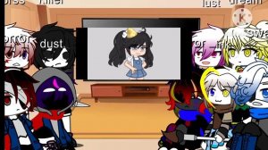 ||sans au react to nightmare as Cassidy||nightmare cc and error Cass AU||•sñøwflâkè•||