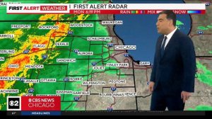 Rain on the way with small change of severe weather for Chicago area