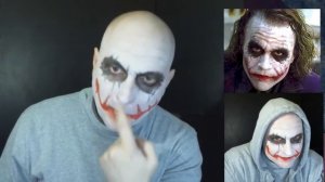 Как Хит Леджер (Джокер, грим)