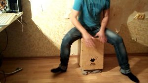 Игра на кахоне под ханг!!!