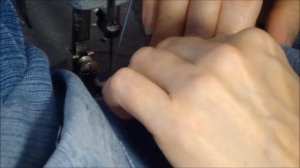 Jeans Repair | Fixing Rubbed Thigh Holes in Jeans - Crotch Area