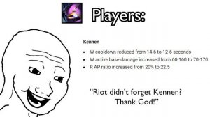 League Players react to the Energy buffs...