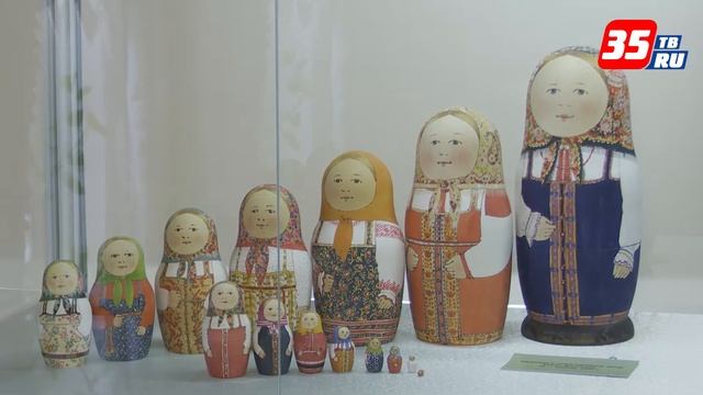 Коллекцию уникальных загорских матрёшек привезли в Череповец