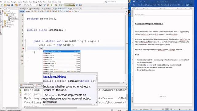 OOP Practice 2 | Classes and Objects | JAVA смотреть онлайн