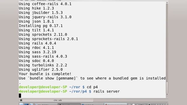 Как я изучал ruby on rails (22) Приложение rails 4.0.4 с postgresql 9.1 в Mint 13 (9) смотреть онлайн