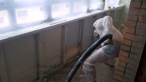 Утепление лоджии пенополиуретаном