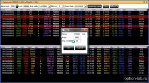 Option-Lab Опционный калькулятор (горизонтальный)