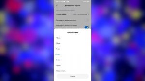 Как настроить время отключения экрана на Xiaomi