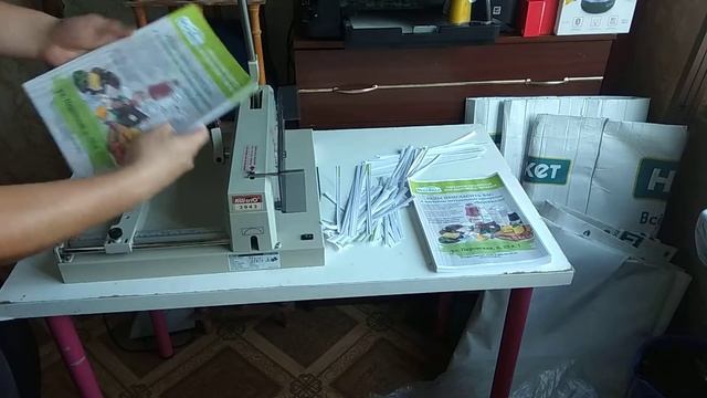 Обзор работы гильотинного резака KW-triO 3943 смотреть онлайн