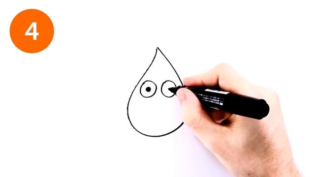 How to Draw A Cartoon Water Drop: Pinky Ponky Waterdrop смотреть онлайн