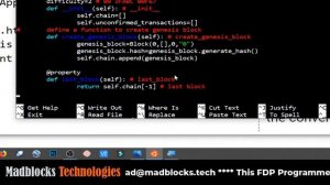 Build your Blockchain Web Application - BIT MESRA - ATAL FDP on Blockchain