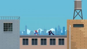 Spider-Man VS Venom Stick Fight!!