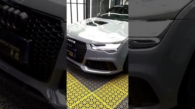 Audi A7 2016-2018 changed to RS7 front bumper + Matrix headlight