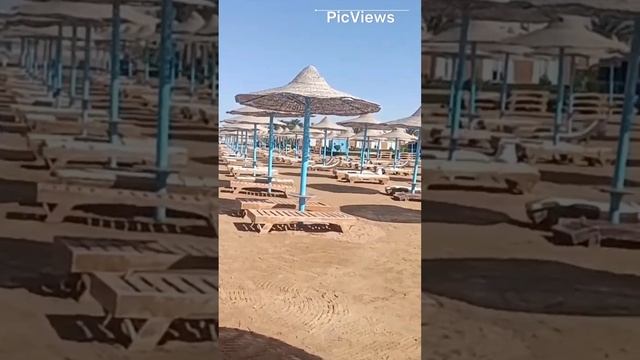 Египет. Хургада. Hawaii Paradise. Как выглядит курорт сегодня 12 декабря 2023. Обстановка на пляже