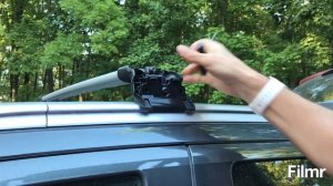 Багажник Thule WingBar 9595 устанавливаем на Outlander.