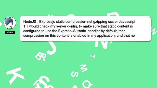 NodeJS : Expressjs static compression not gzipping css or Javascript