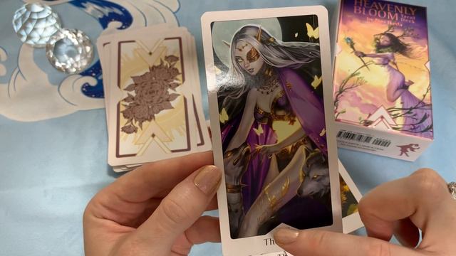 Новинка от U.S.Games 2022Распаковка и обзор колоды Heavenly Bloom TarotТаро Небесного Цветения