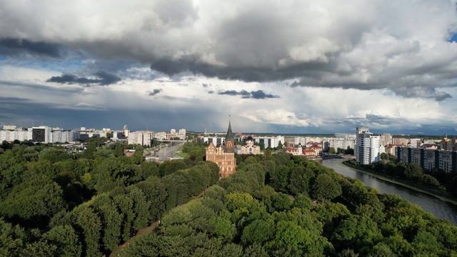 Музей Мирового Океана с дрона, Кант (Калининград) смотреть онлайн