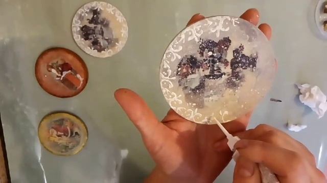 Новогодние подвески своими руками /декупажновогодний/поделки/переделки/ декор/ручнаяработа/