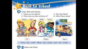 Kid's Box 4, Unit 1, PB p 10, exercise 2