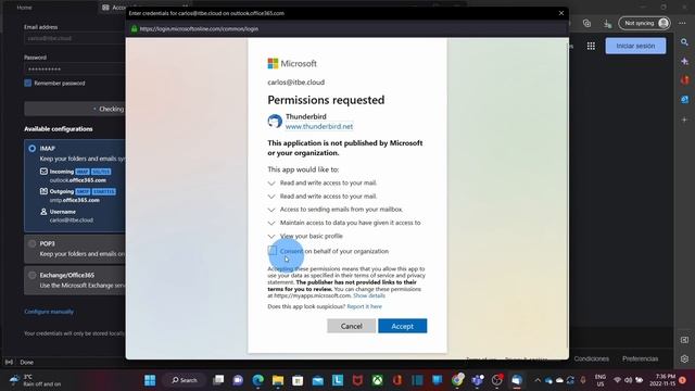 How to set up Thunderbird -  Modern Authentication смотреть онлайн