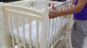 Кроватка Джулия с маятником обзор от 10082019