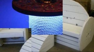 ИЗ  старых кабельных катушек/ Что можно сделать из кабельной катушки?