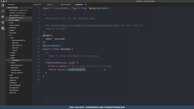 Using the DomSanitizer to Embed YouTube Videos in Ionic 2 / Angular Applications смотреть онлайн