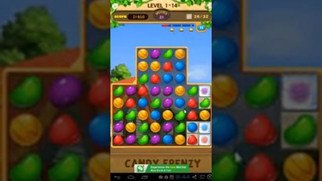 Candy Frenzy Gameplay Level 14 смотреть онлайн