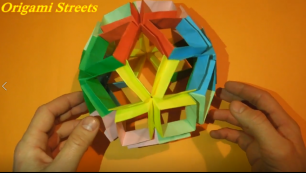 Как сделать мяч из бумаги Оригами ИГРУШКА мяч.mp4