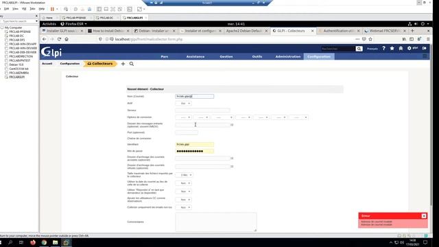 Partie 30 Gestion des E mail dans GLPI