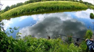 Рыбалка с дочерью  р Уводь, с  Стромихино, д  Сальцево