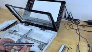 How to change HP ScanJet Pro 4500fn1 Contact Image Sensor (CIS)