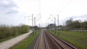 Ускоренная сьемка из хвостового вагона. Крутой таймлапс. Railway timelapse.