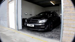 BLACK MERCEDES C63 AMG WITH CARBON EVERYWHERE!!