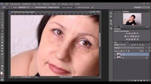 Как убрать синяки под глазами в Фотошоп