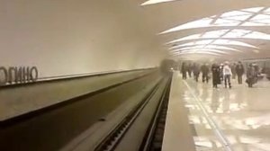 Станция метро Строгино.